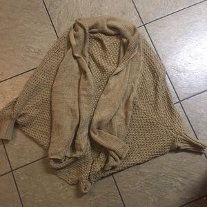 Oversized batwing sweater